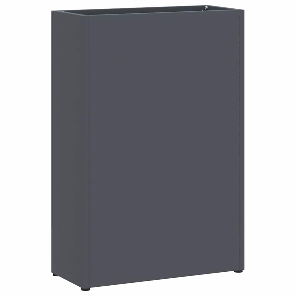 vidaXL Stojak na Parasol Deszczowy antracytowy 28 x 12 x 41 cm Stal