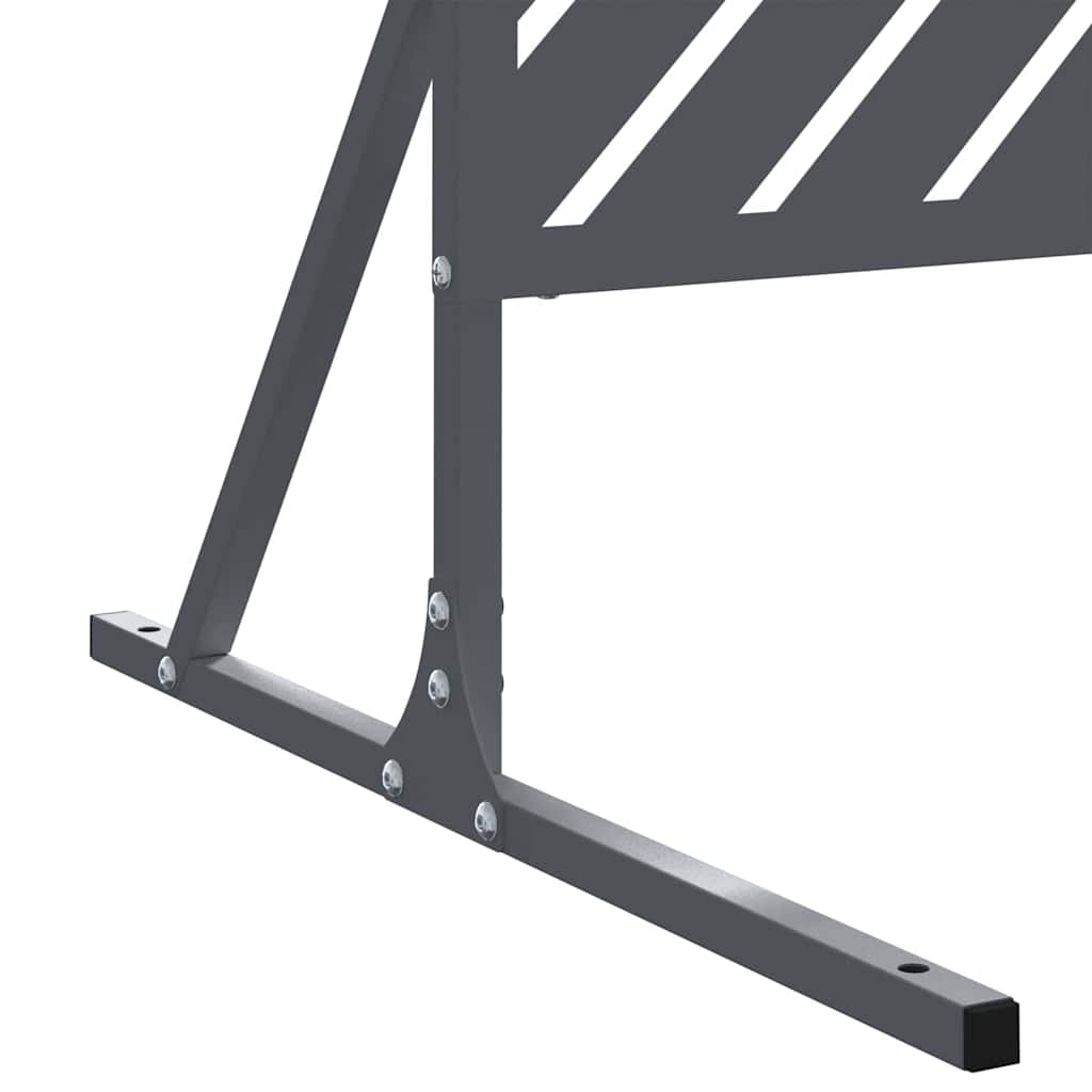 vidaXL Ekran prywatności Antracyt 100 x 50 x 180 cm Stal