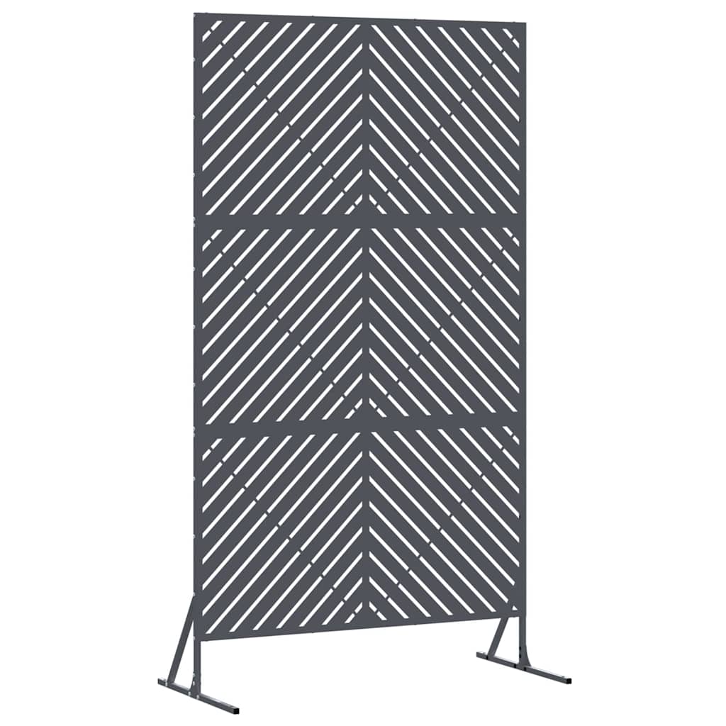 vidaXL Ekran prywatności Antracyt 100 x 50 x 180 cm Stal