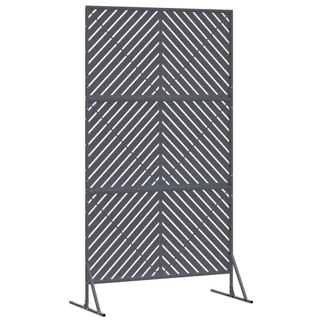 vidaXL Ekran prywatności Antracyt 100 x 50 x 180 cm Stal