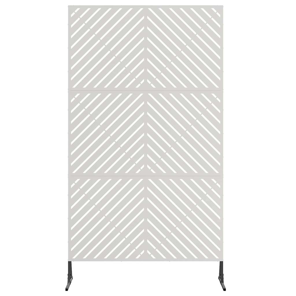 vidaXL Ekran prywatności Szary 100 x 50 x 180 cm Stal