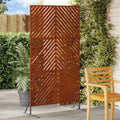 vidaXL Ekran prywatności Szary 100 x 50 x 180 cm Stal