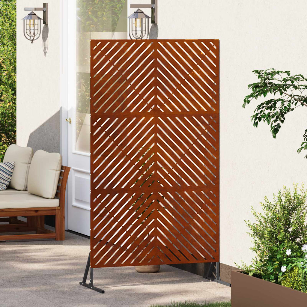 vidaXL Ekran prywatności Szary 100 x 50 x 180 cm Stal