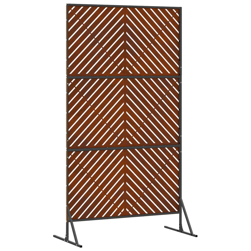 vidaXL Ekran prywatności Szary 100 x 50 x 180 cm Stal