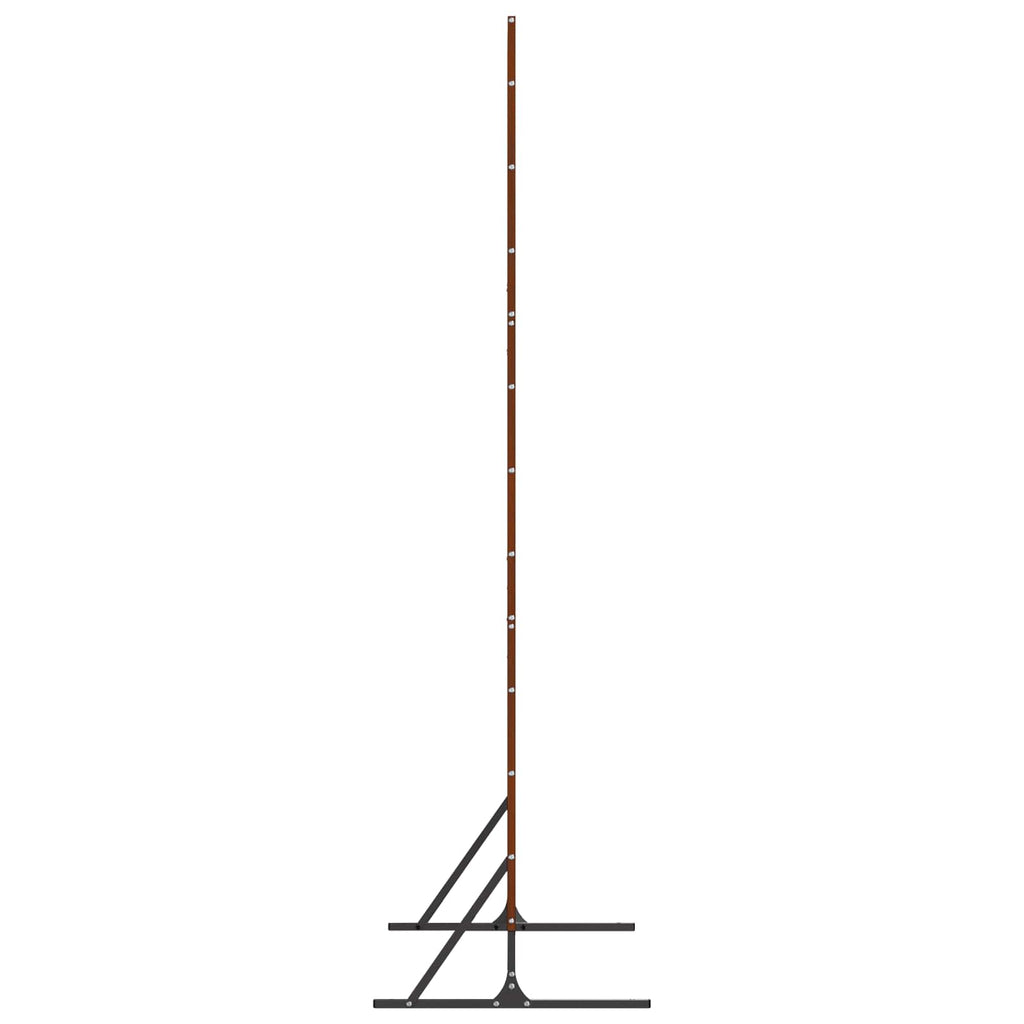 vidaXL Ekran prywatności Szary 100 x 50 x 180 cm Stal