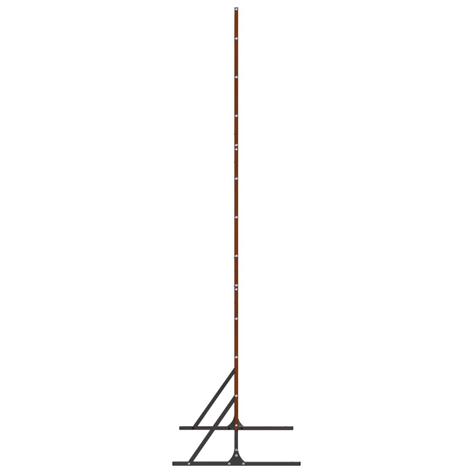 vidaXL Ekran prywatności Szary 100 x 50 x 180 cm Stal