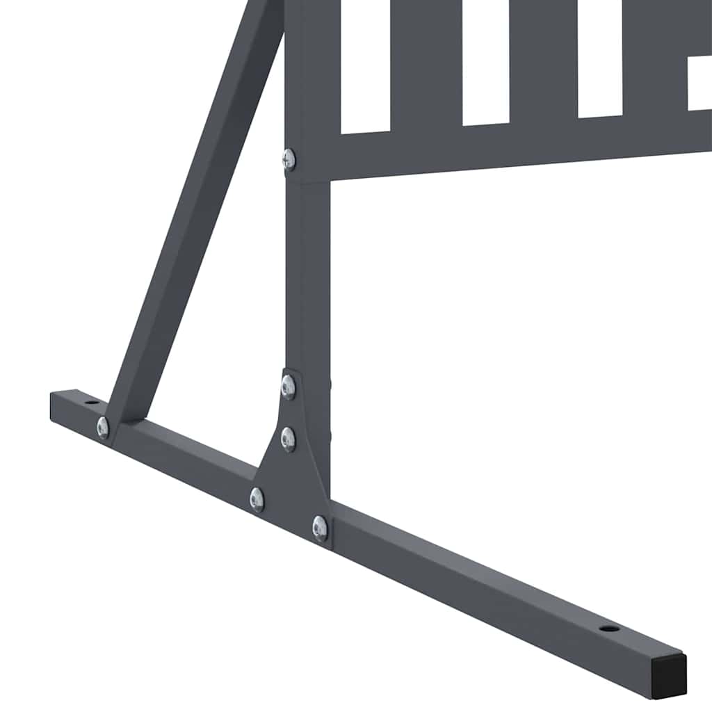 vidaXL Ekran prywatności Antracyt 100 x 50 x 180 cm Stal
