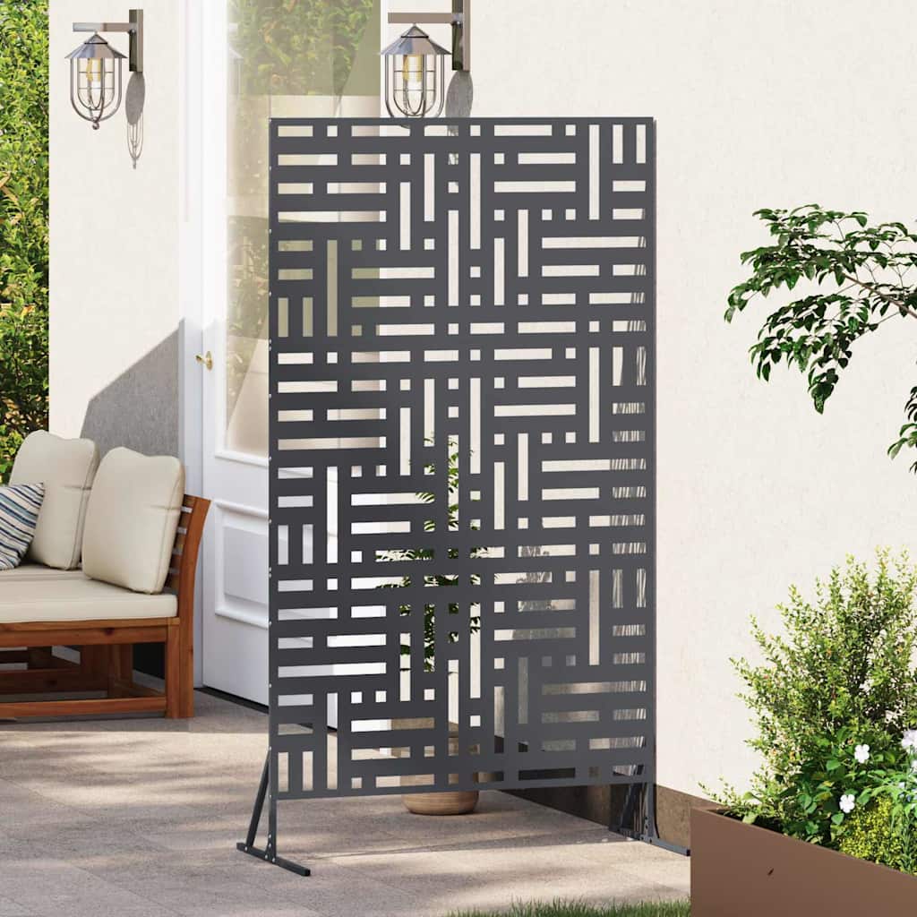 vidaXL Ekran prywatności Antracyt 100 x 50 x 180 cm Stal