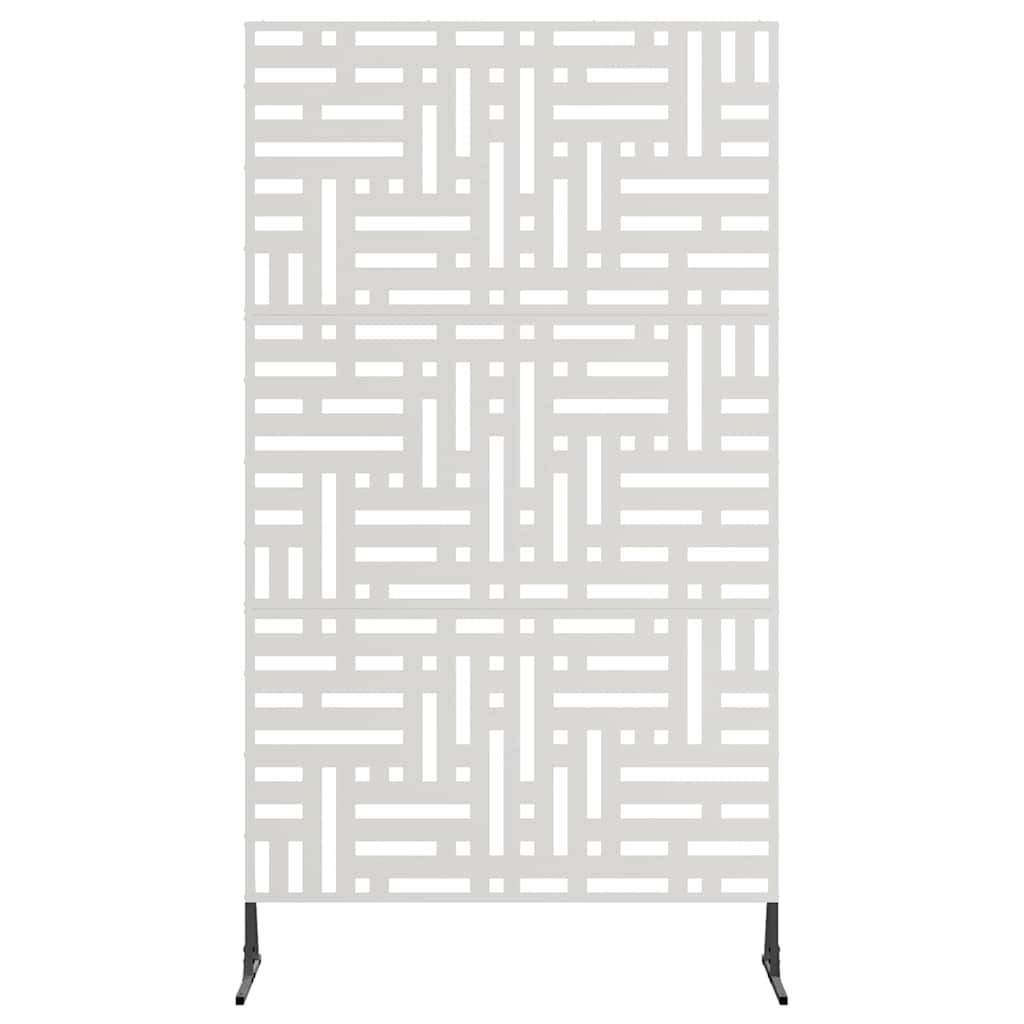 vidaXL Ekran prywatności Szary 100 x 50 x 180 cm Stal