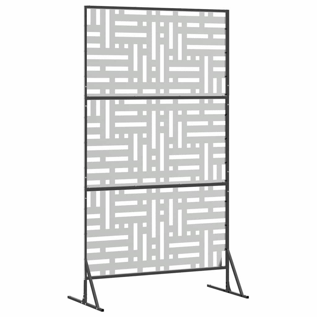 vidaXL Ekran prywatności 100 x 50 x 180 cm Stal ocynkowana srebrny