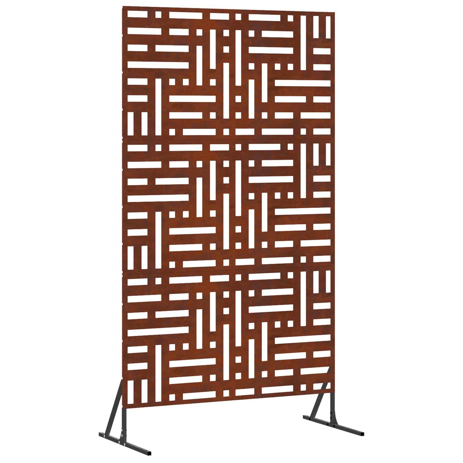 vidaXL Ekran prywatności 100 x 50 x 180 cm Stal kortenowska Rdzawy