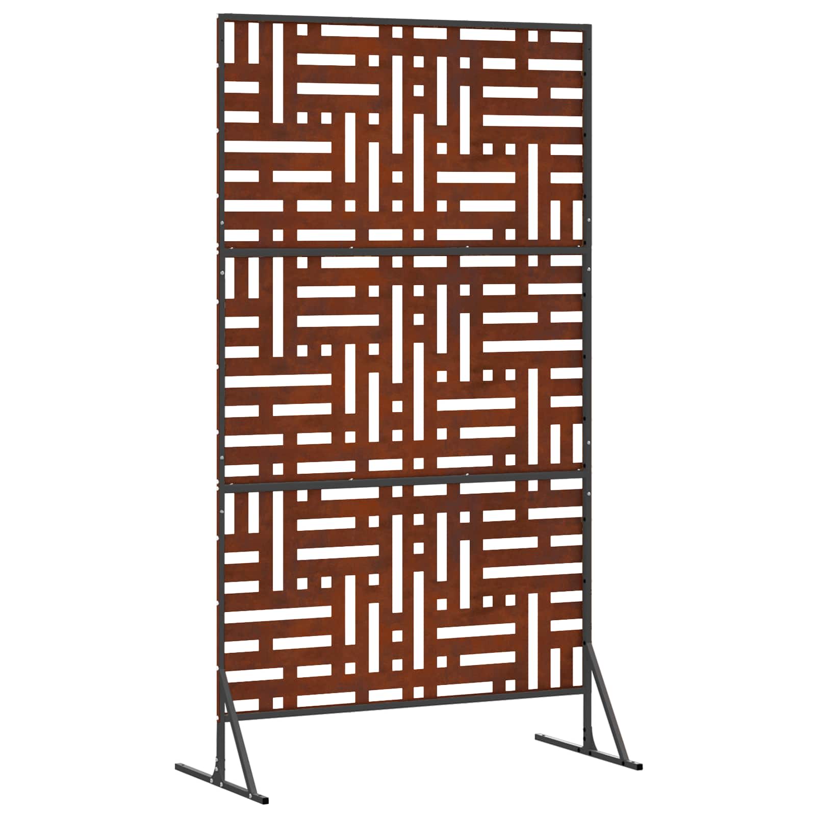 vidaXL Ekran prywatności 100 x 50 x 180 cm Stal kortenowska Rdzawy