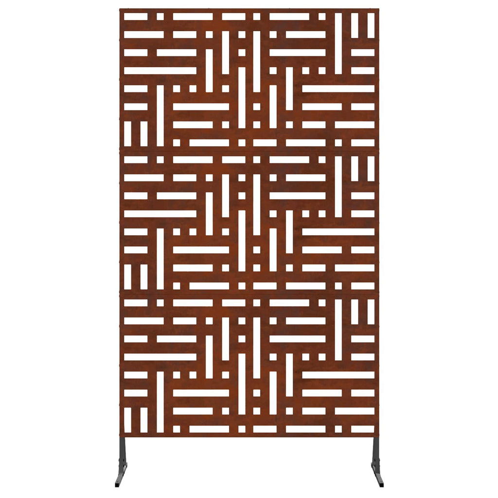 vidaXL Ekran prywatności 100 x 50 x 180 cm Stal kortenowska Rdzawy