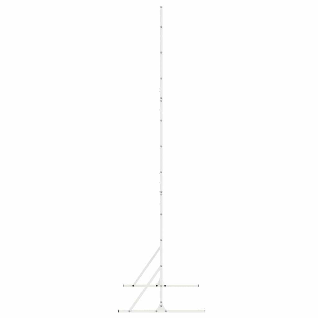 vidaXL Ekran prywatności 100 x 50 x 180 cm Stal Biały