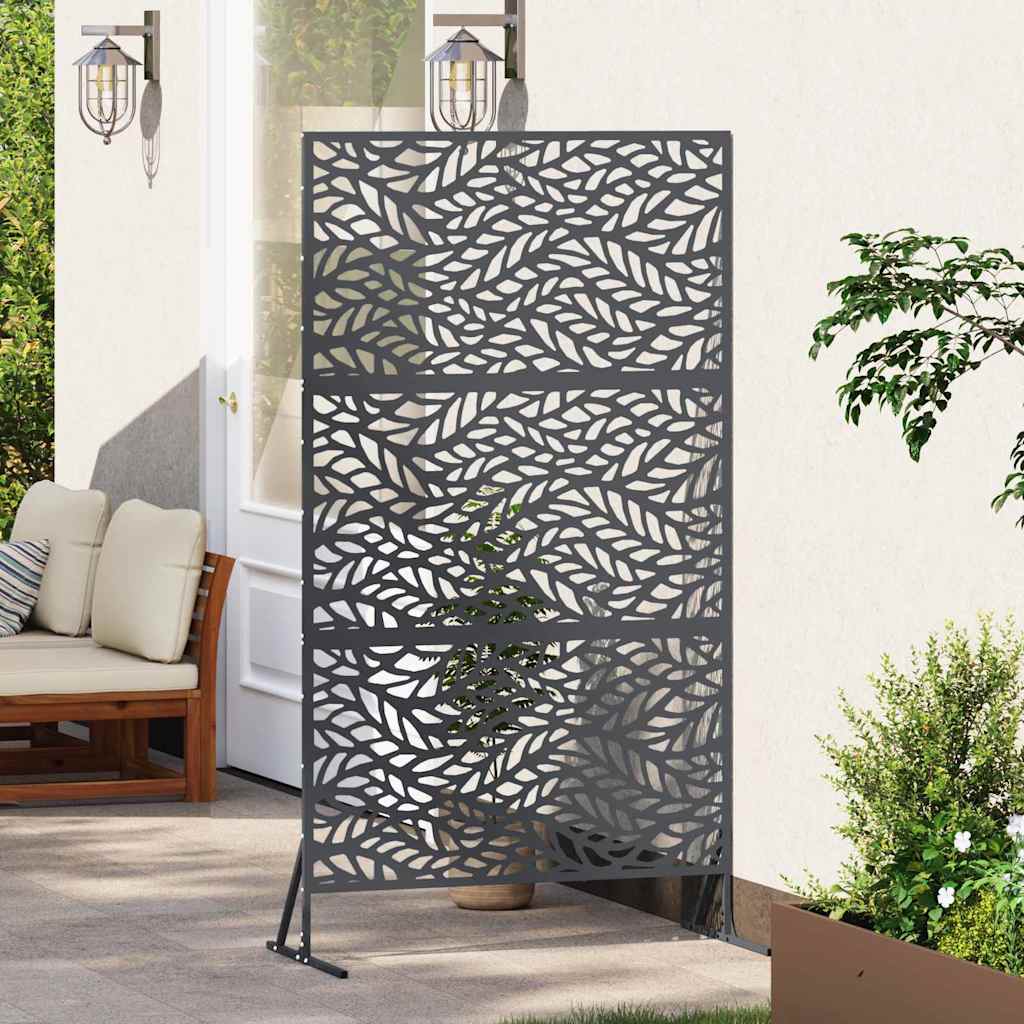 vidaXL Ekran prywatności Antracyt 100 x 50 x 180 cm Stal