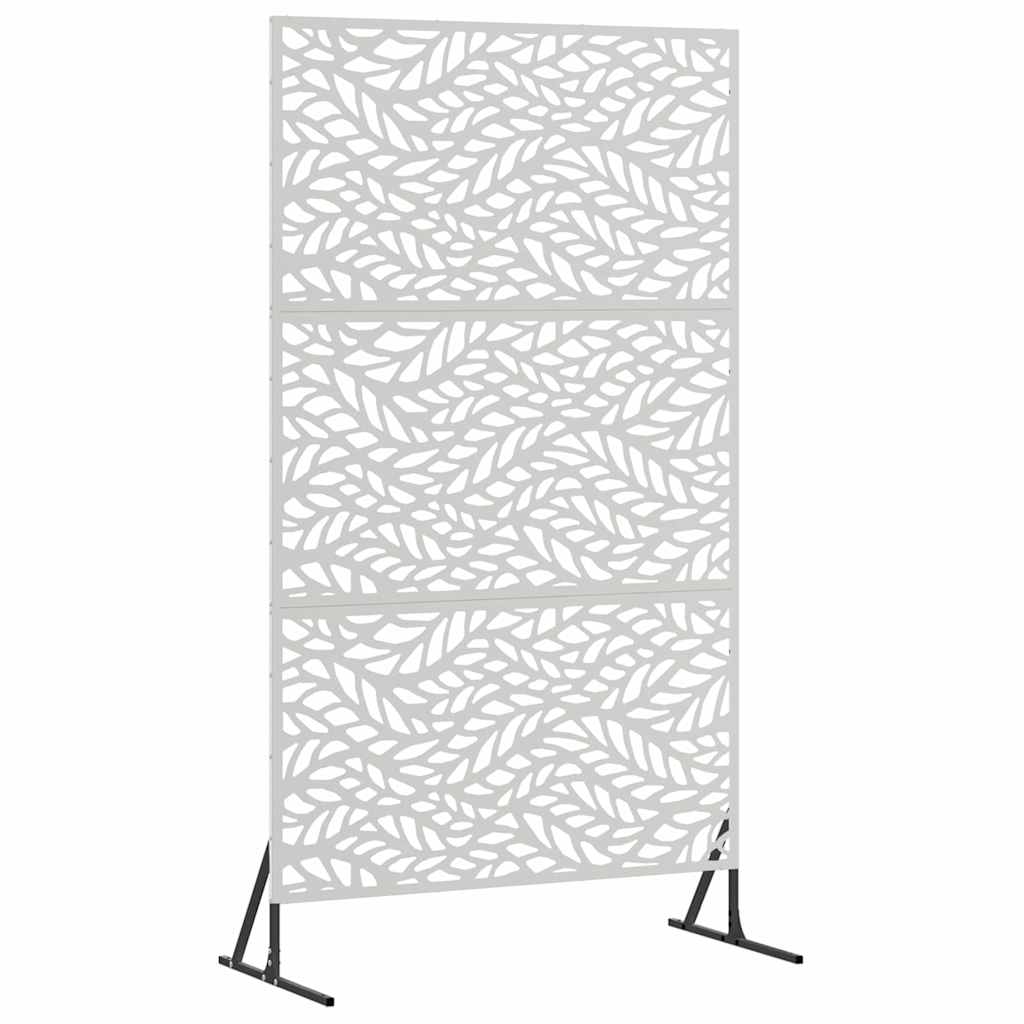 vidaXL Ekran prywatności Szary 100 x 50 x 180 cm Stal