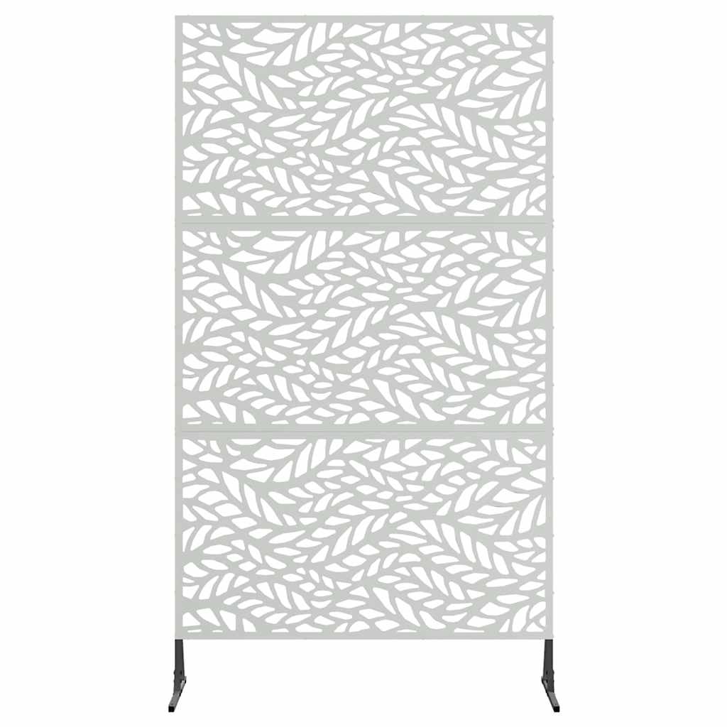 vidaXL Ekran prywatności Szary 100 x 50 x 180 cm Stal