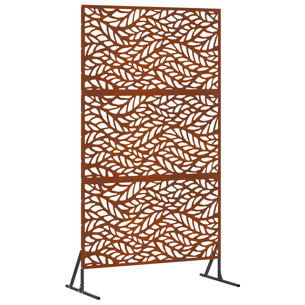 vidaXL Ekran prywatności 100 x 50 x 180 cm Stal kortenowska Rdzawy
