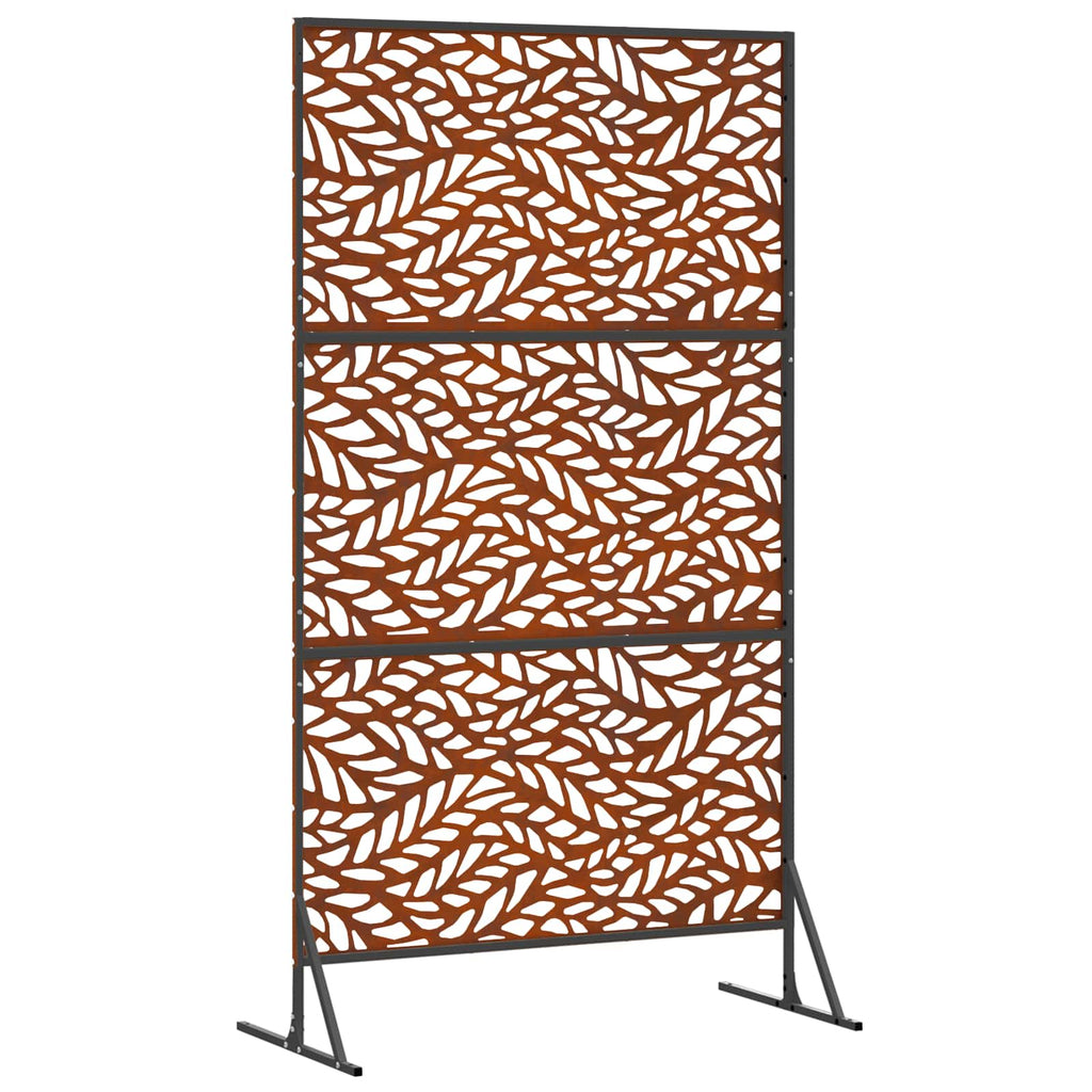 vidaXL Ekran prywatności 100 x 50 x 180 cm Stal kortenowska Rdzawy