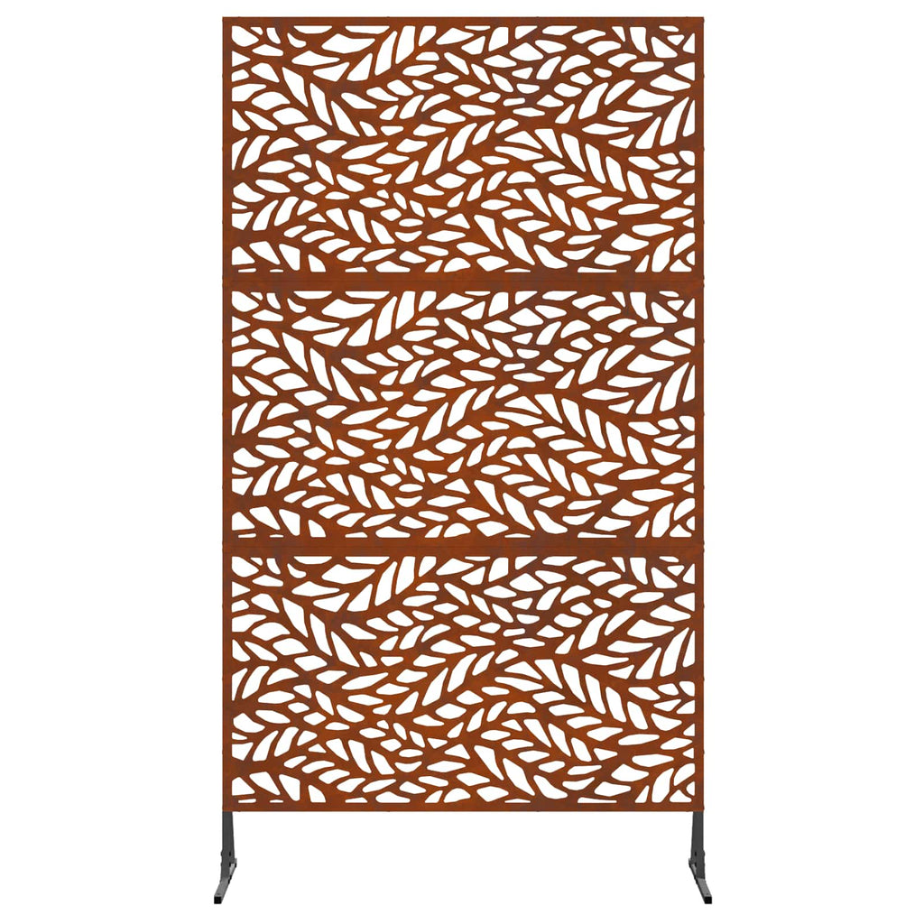 vidaXL Ekran prywatności 100 x 50 x 180 cm Stal kortenowska Rdzawy