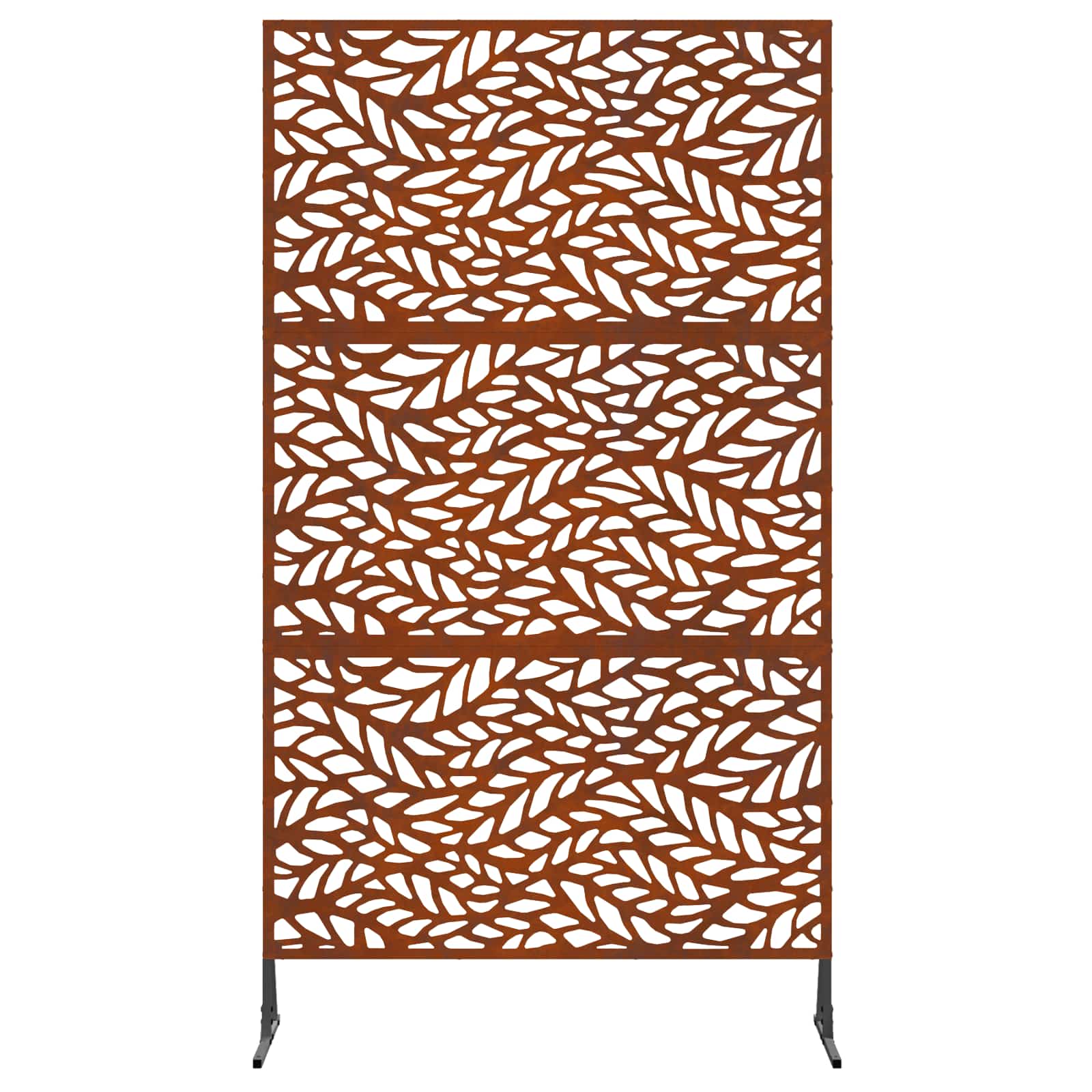 vidaXL Ekran prywatności 100 x 50 x 180 cm Stal kortenowska Rdzawy