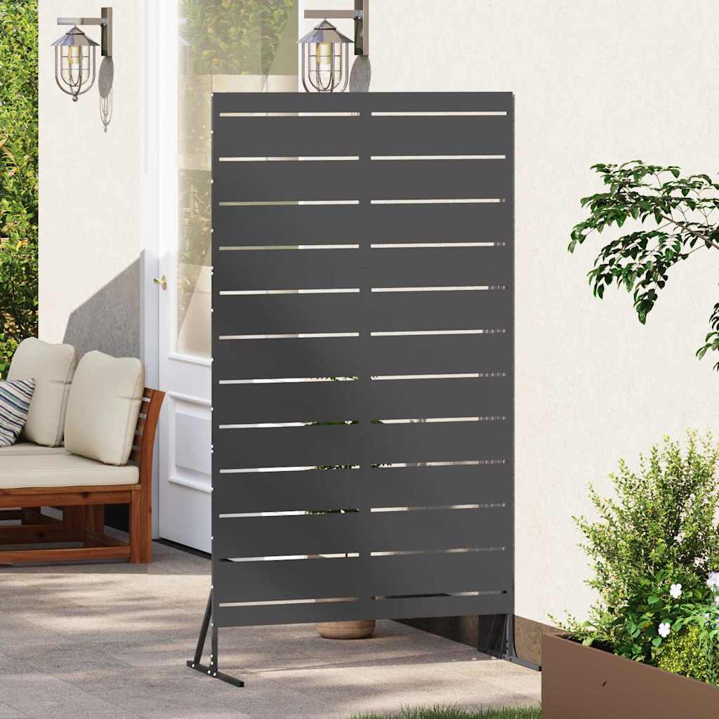 vidaXL Ekran prywatności 100 x 50 x 180 cm Stal Czarny