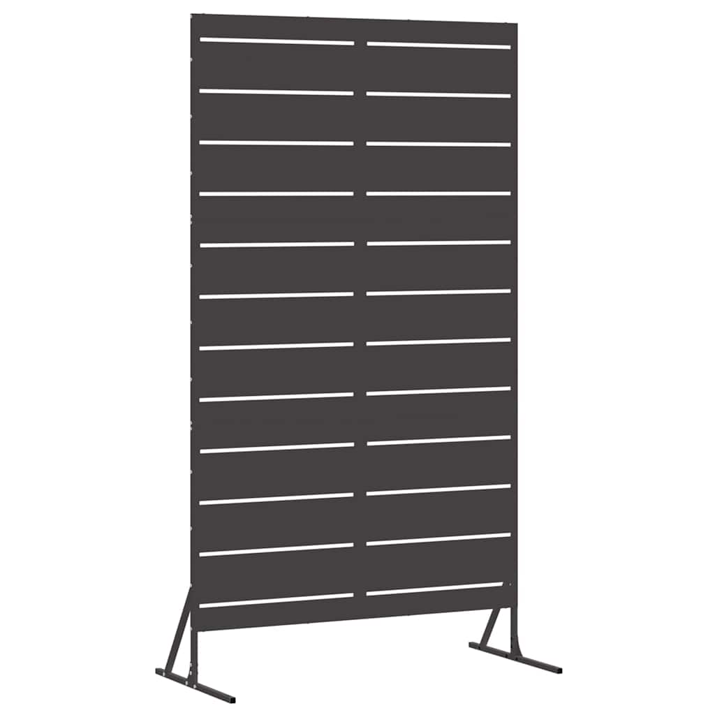 vidaXL Ekran prywatności 100 x 50 x 180 cm Stal Czarny