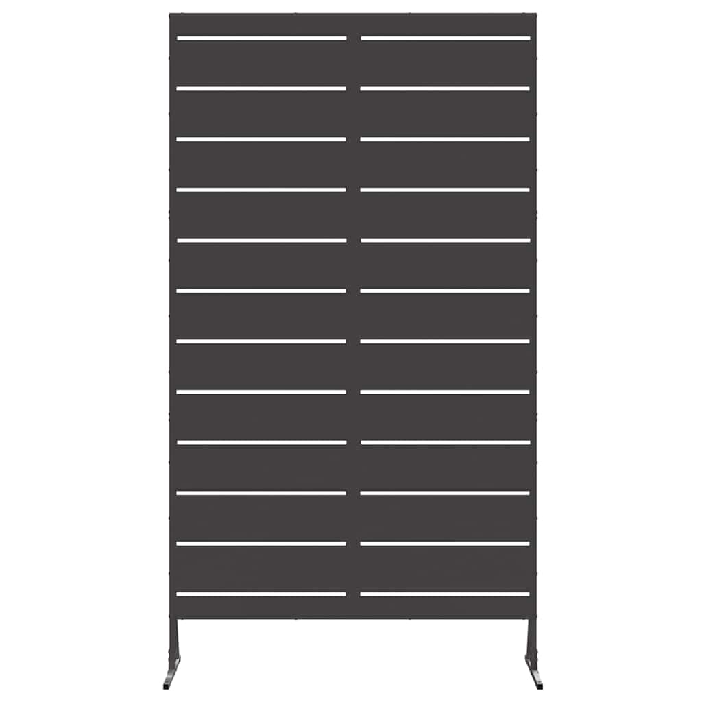 vidaXL Ekran prywatności 100 x 50 x 180 cm Stal Czarny
