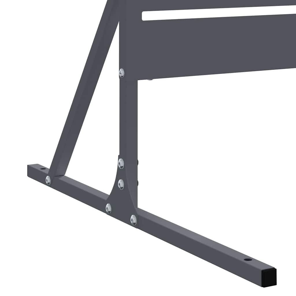 vidaXL Ekran prywatności 100 x 50 x 180 cm Stal antracytowy