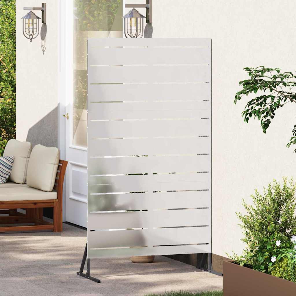 vidaXL Ekran prywatności Szary 100 x 50 x 180 cm Stal