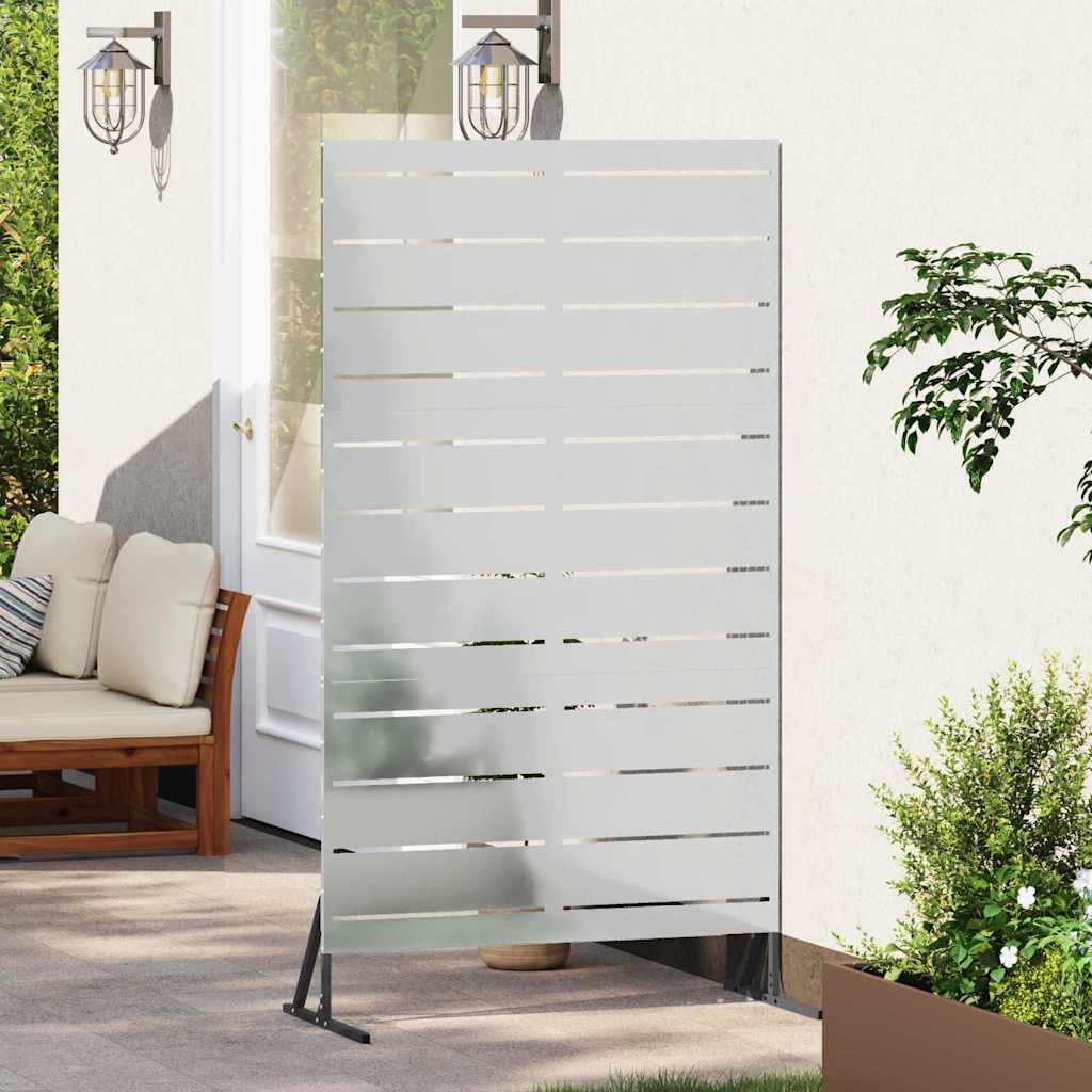 vidaXL Ekran prywatności 100 x 50 x 180 cm Stal ocynkowana srebrny