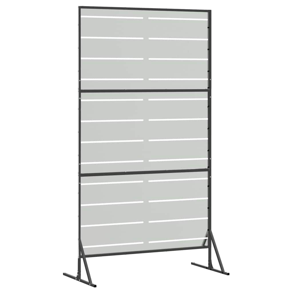 vidaXL Ekran prywatności 100 x 50 x 180 cm Stal ocynkowana srebrny