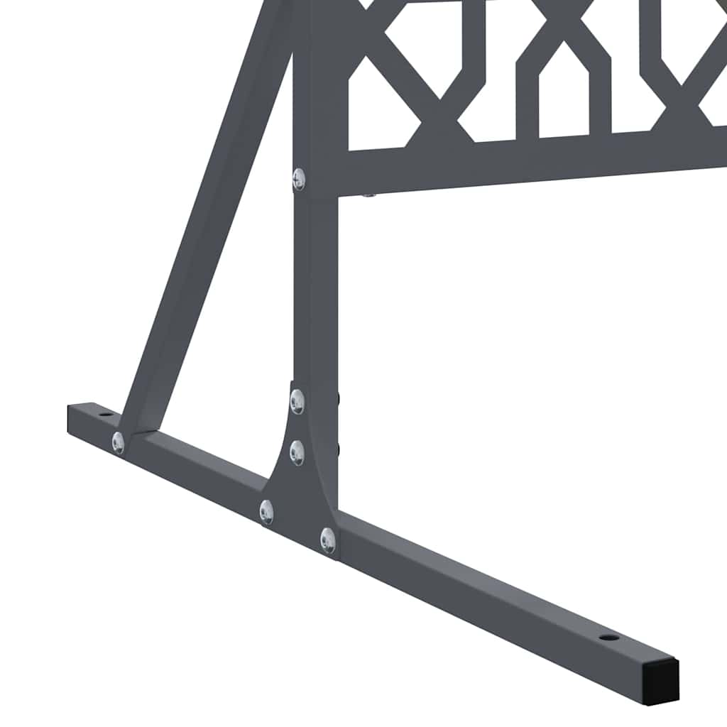 vidaXL Ekran prywatności Antracyt 100 x 50 x 180 cm Stal