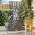 vidaXL Ekran prywatności Antracyt 100 x 50 x 180 cm Stal