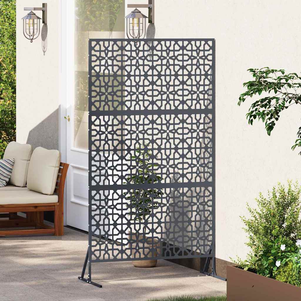 vidaXL Ekran prywatności Antracyt 100 x 50 x 180 cm Stal