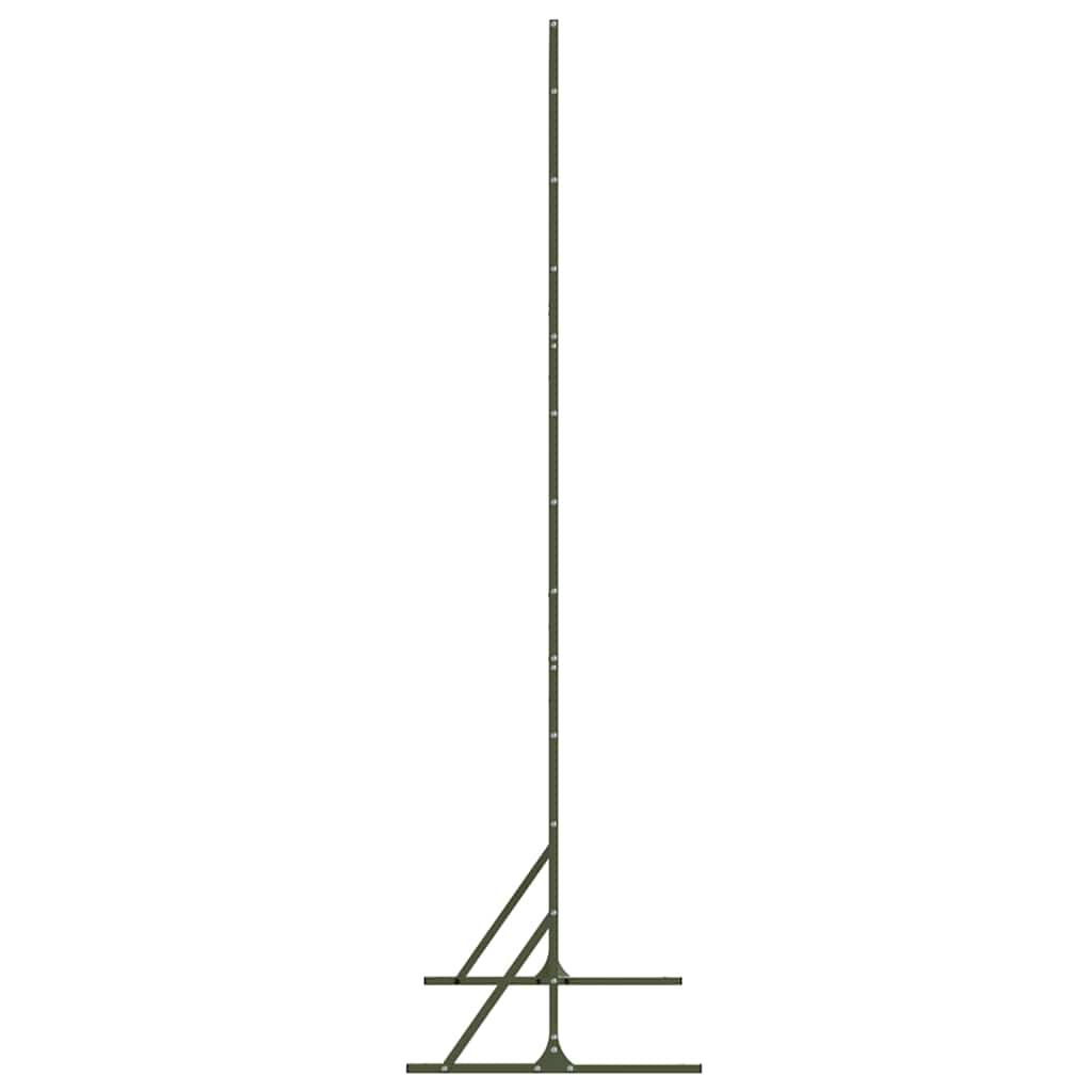 vidaXL Ekran prywatności Oliwkowy 100 x 50 x 180 cm Stal