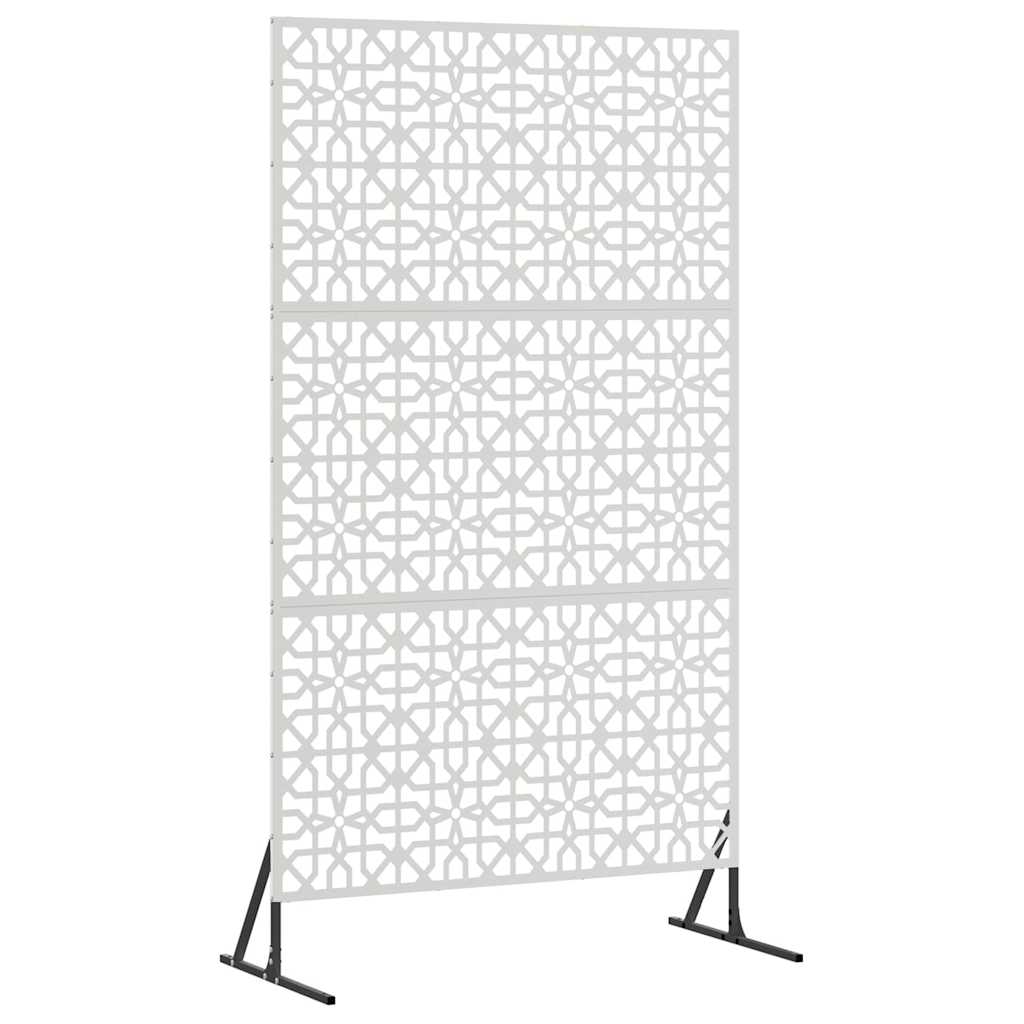 vidaXL Ekran prywatności Szary 100 x 50 x 180 cm Stal