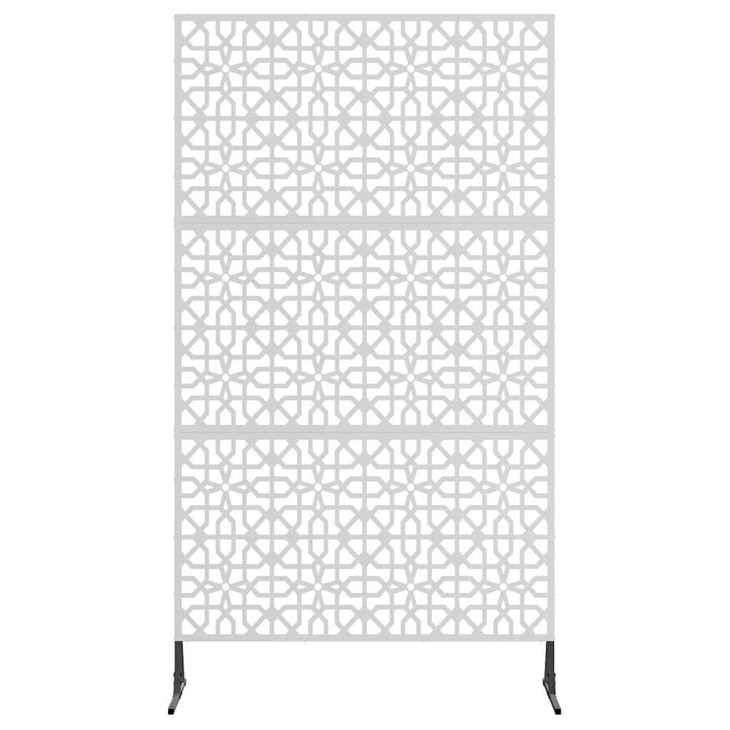 vidaXL Ekran prywatności Szary 100 x 50 x 180 cm Stal
