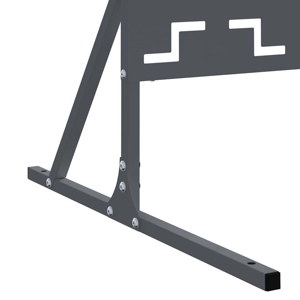 vidaXL Ekran prywatności Antracyt 100 x 50 x 180 cm Stal