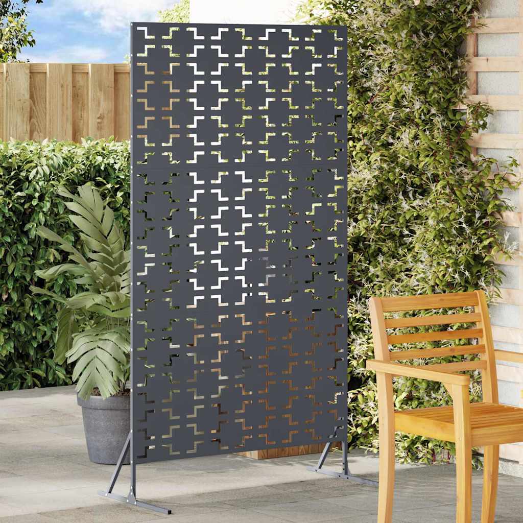 vidaXL Ekran prywatności Antracyt 100 x 50 x 180 cm Stal