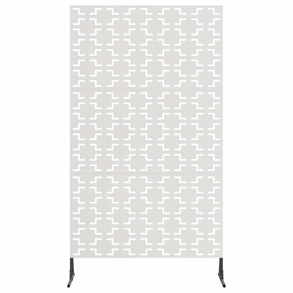 vidaXL Ekran prywatności Szary 100 x 50 x 180 cm Stal