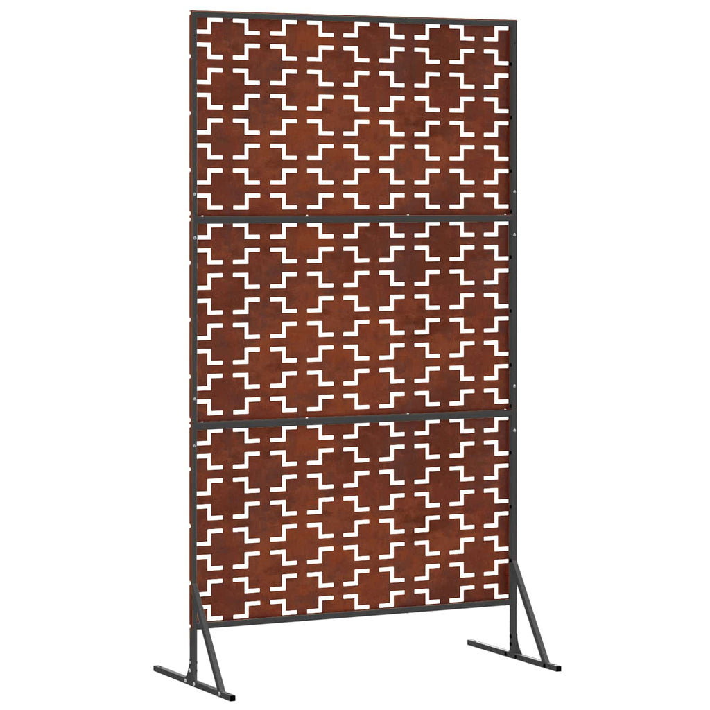vidaXL Ekran prywatności 100 x 50 x 180 cm Stal kortenowska Rdzawy