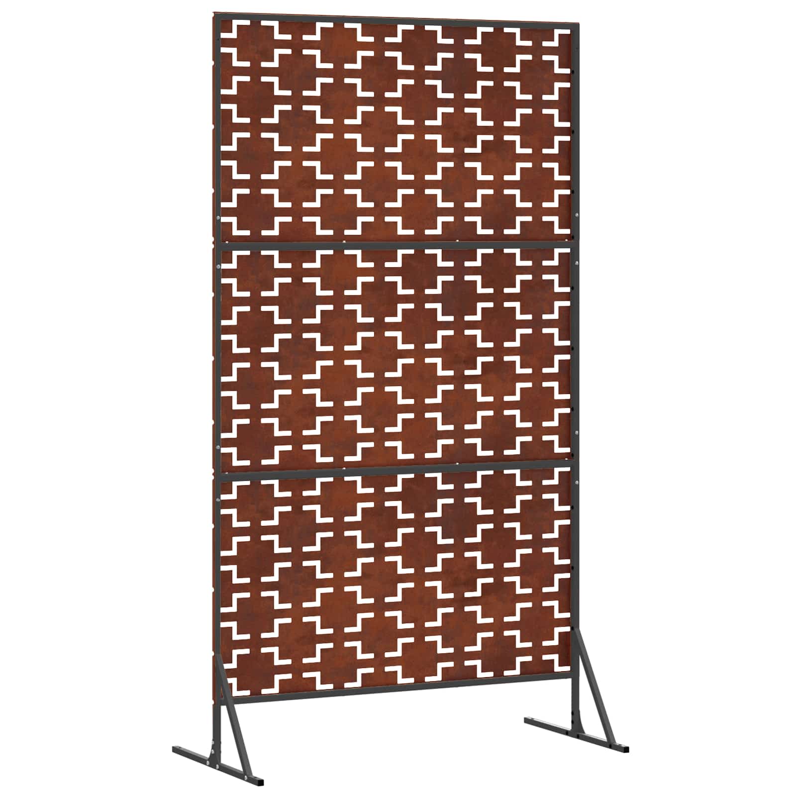 vidaXL Ekran prywatności 100 x 50 x 180 cm Stal kortenowska Rdzawy