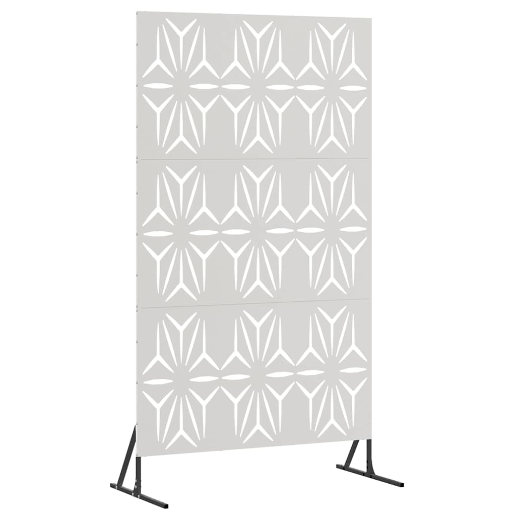 vidaXL Ekran prywatności Szary 100 x 50 x 180 cm Stal