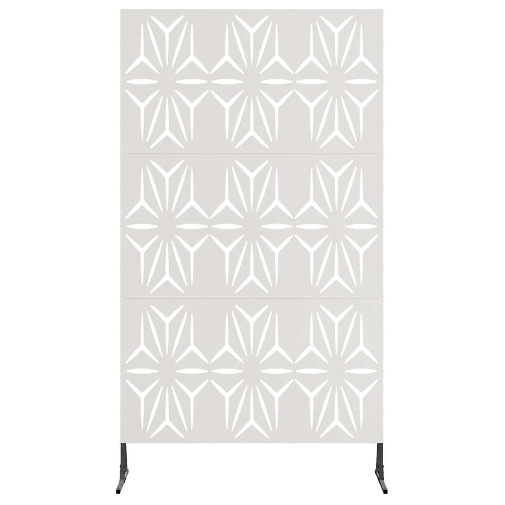 vidaXL Ekran prywatności Szary 100 x 50 x 180 cm Stal