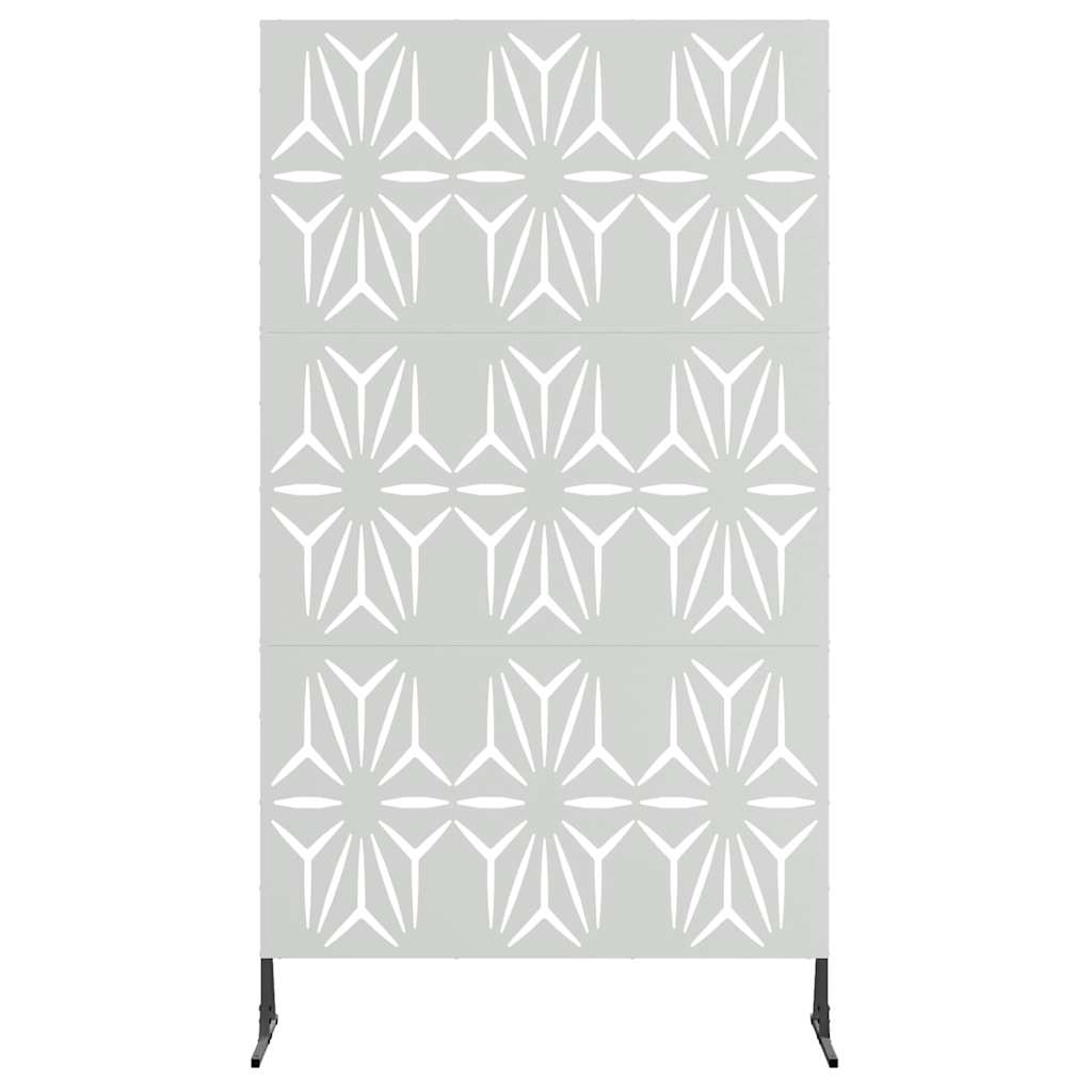vidaXL Ekran prywatności Szary 100 x 50 x 180 cm Stal