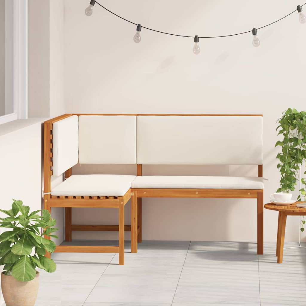 vidaXL Krzesło Ogrodowe Brązowy 140 x 100 x 91cm Lite drewno akacjowe