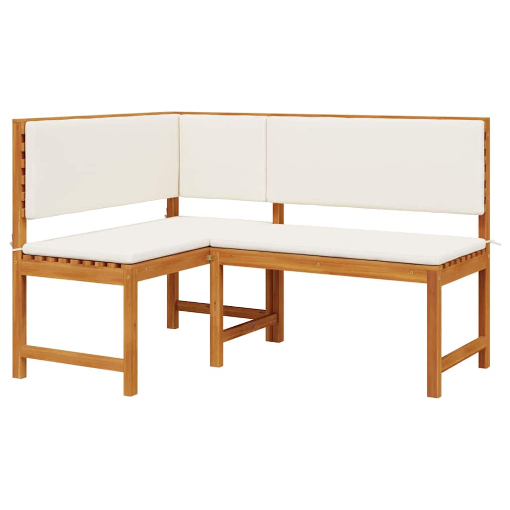 vidaXL Krzesło Ogrodowe Brązowy 140 x 100 x 91cm Lite drewno akacjowe