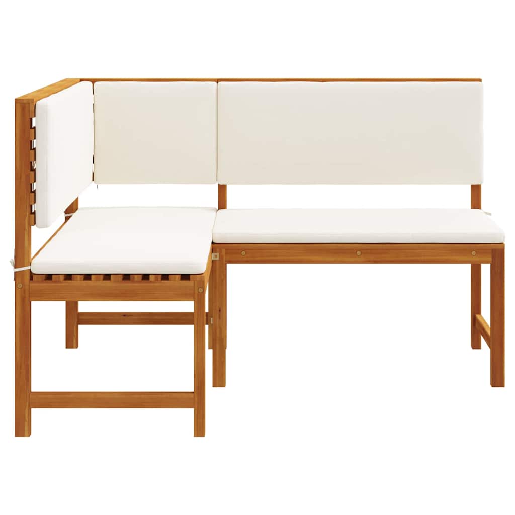 vidaXL Krzesło Ogrodowe Brązowy 140 x 100 x 91cm Lite drewno akacjowe