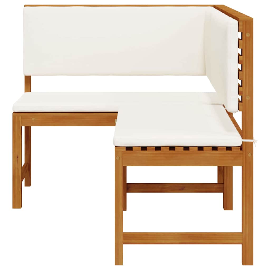 vidaXL Krzesło Ogrodowe Brązowy 140 x 100 x 91cm Lite drewno akacjowe
